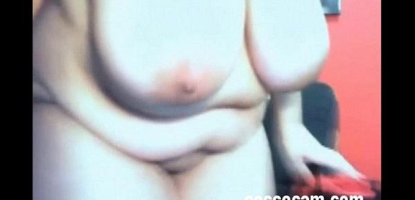  Zia matura in webcam amatoriale tettona in carne - mature aunt big boobs amateur